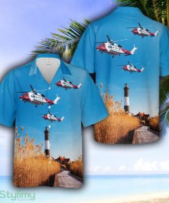 UK Coastguard Sikorsky S-92 Hawaiian Shirt - UK Coastguard Sikorsky S-92 Hawaiian Shirt