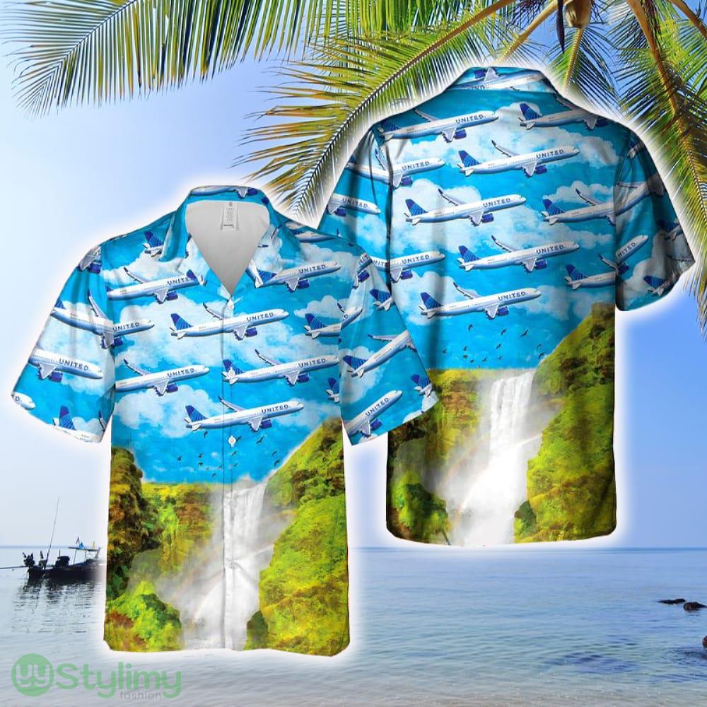 United Airlines Airbus 321neo Hawaiian Shirt 2 United Airlines Airbus 321neo Hawaiian Shirt - United Airlines Airbus 321neo Hawaiian Shirt