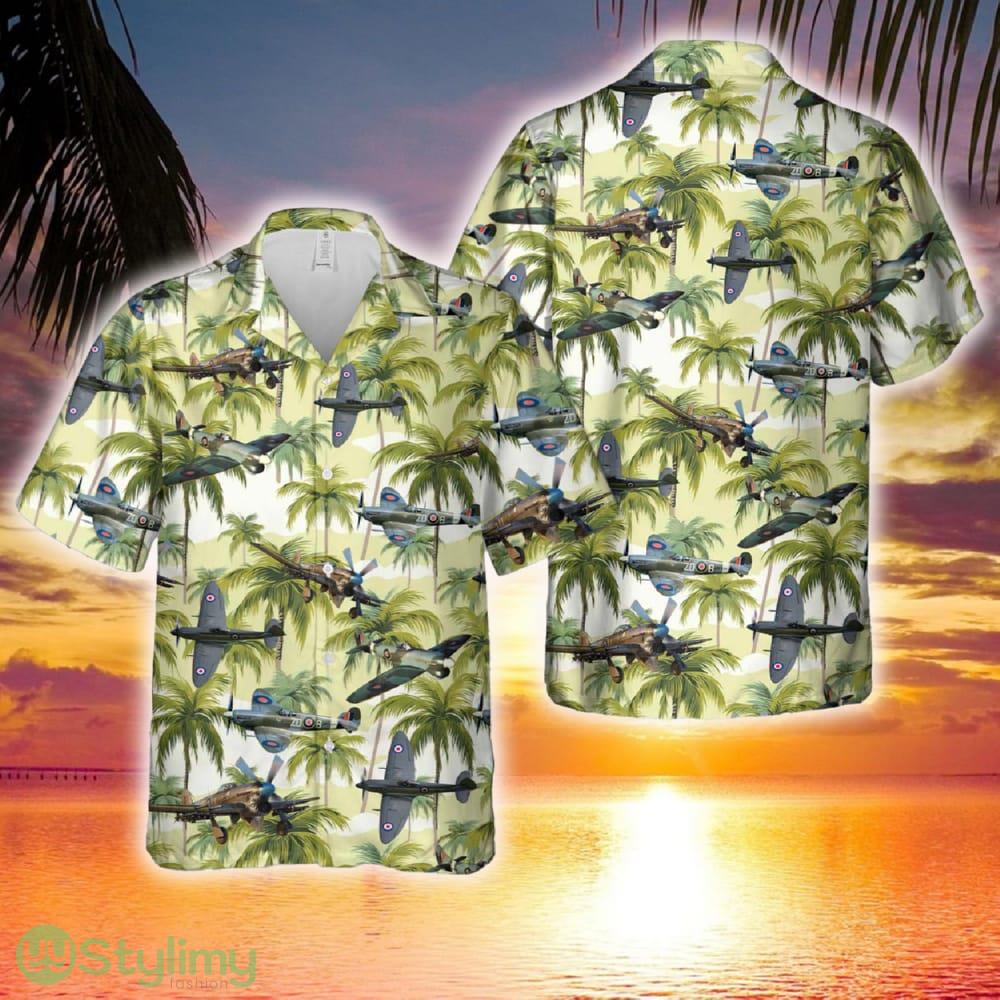 United Kingdom Fighters and fighter bombers In WWII Hawaiian Shirt 2 United Kingdom Fighters and fighter bombers In WWII Hawaiian Shirt - United Kingdom Fighters and fighter bombers In WWII Hawaiian Shirt