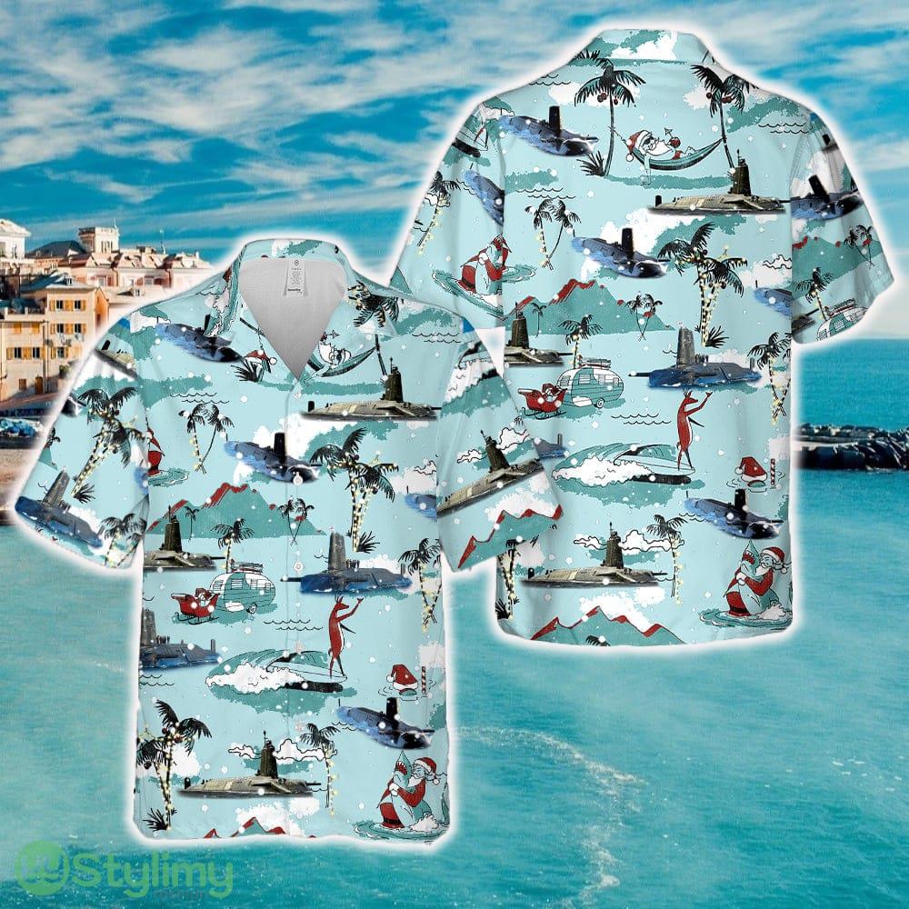 United Kingdom, Royal Navy Vanguard-class Submarine Christmas Hawaiian Shirt 2 United Kingdom, Royal Navy Vanguard-class Submarine Christmas Hawaiian Shirt - United Kingdom, Royal Navy Vanguard-class Submarine Christmas Hawaiian Shirt