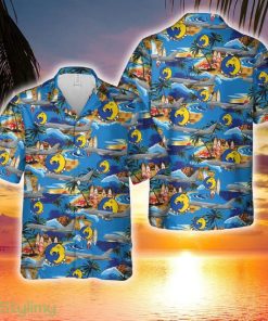 US Air Force 133rd Air Refueling Squadron Boeing KC-46A Pegasus (17-46029) Hawaiian Shirt - US Air Force 133rd Air Refueling Squadron Boeing KC-46A Pegasus (17-46029) Hawaiian Shirt