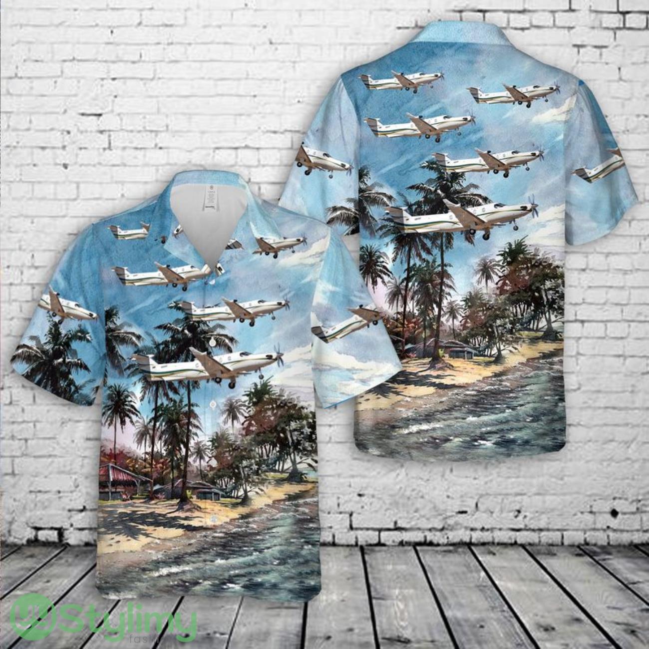 US Air Force 318th Special Operations Squadron Pilatus U-28A (PC12-45) 05-0594 3D Hawaiian Shirt Summer Trending Gift 2 US Air Force 318th Special Operations Squadron Pilatus U-28A (PC12-45) 05-0594 3D Hawaiian Shirt Summer Trending Gift Product Photo 1