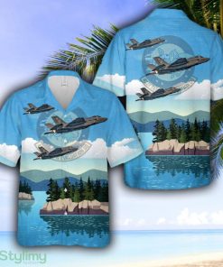 US Air Force 422d Test and Evaluation Squadron Lockheed Martin F-35A Lightning II 10-5020 Hawaiian Shirt - US Air Force 422d Test and Evaluation Squadron Lockheed Martin F-35A Lightning II 10-5020 Hawaiian Shirt