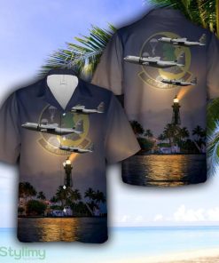 US Air Force 48th Airlift Squadron C-130J-30 Hercules Hawaiian Shirt - US Air Force 48th Airlift Squadron C-130J-30 Hercules Hawaiian Shirt