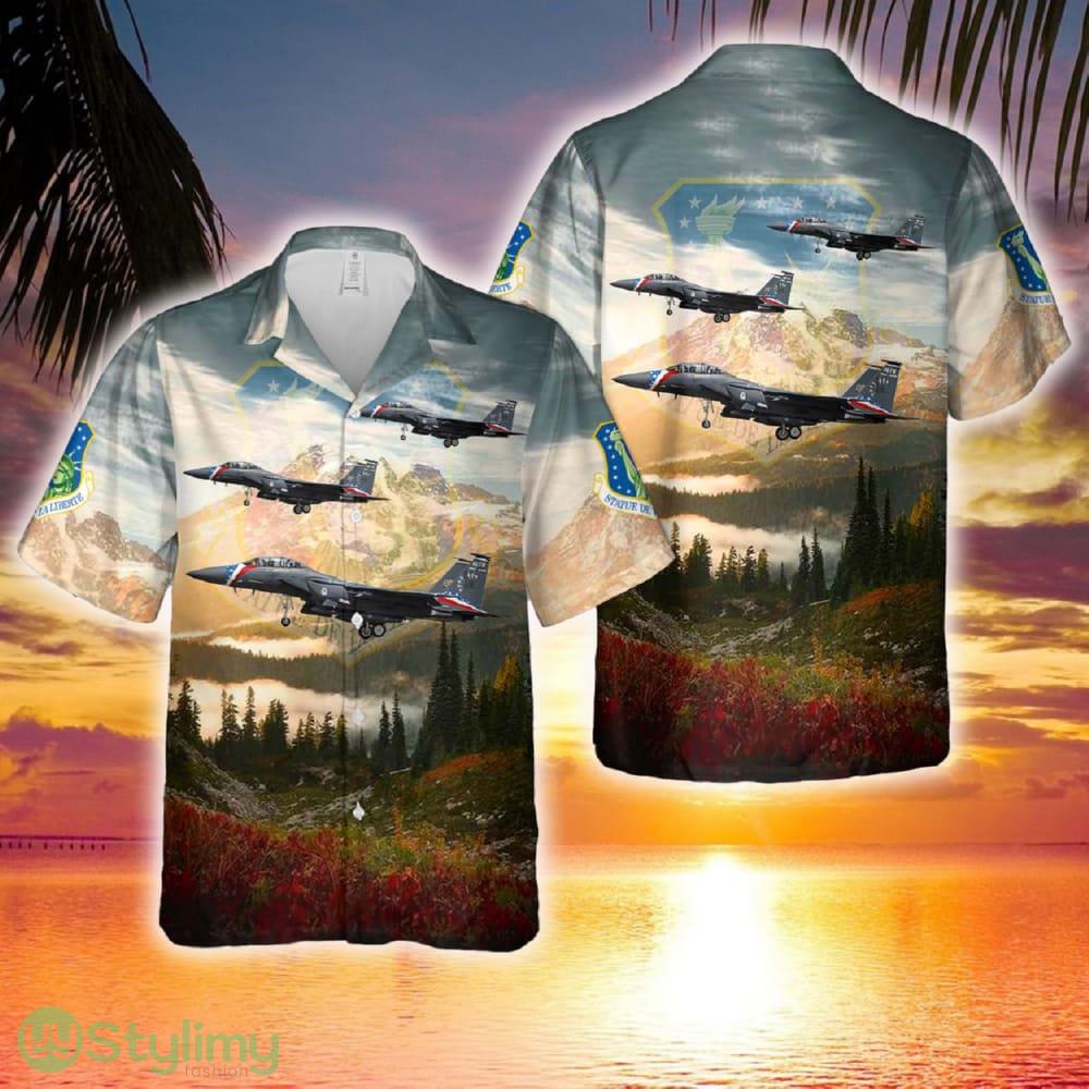 US Air Force 48th Fighter Wing new heritage F-15E Strike Eagle Hawaiian Shirt 2 US Air Force 48th Fighter Wing new heritage F-15E Strike Eagle Hawaiian Shirt - US Air Force 48th Fighter Wing new heritage F-15E Strike Eagle Hawaiian Shirt