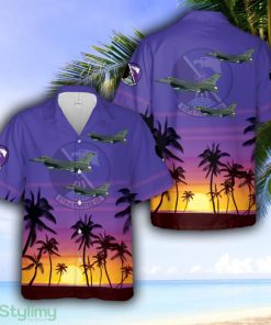 US Air Force 510th Fighter Squadron F-16C Hawaiian Shirt - US Air Force 510th Fighter Squadron F-16C Hawaiian Shirt