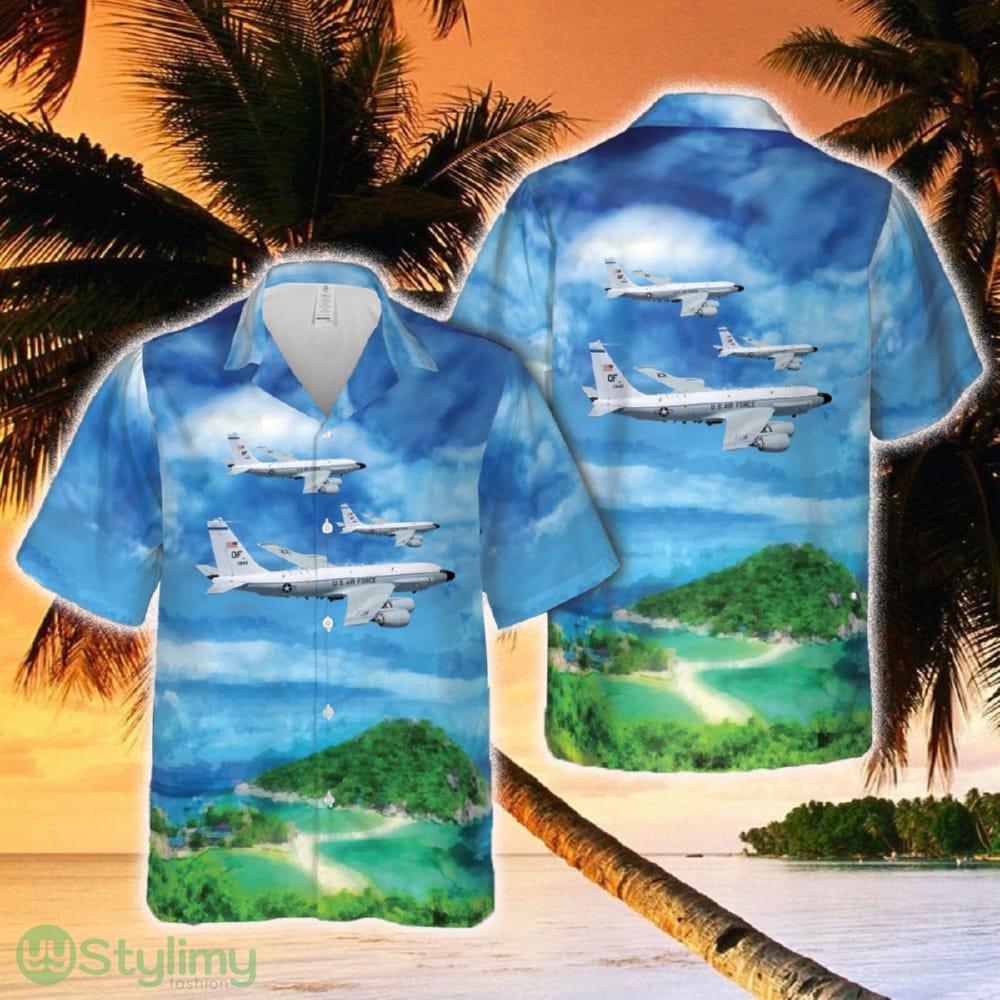 US Air Force Boeing RC-135V Rivet Joint 64-14846 Electronic Intelligence Aircraft Hawaiian Shirt 2 US Air Force Boeing RC-135V Rivet Joint 64-14846 Electronic Intelligence Aircraft Hawaiian Shirt - US Air Force Boeing RC-135V Rivet Joint 64-14846 Electronic Intelligence Aircraft Hawaiian Shirt
