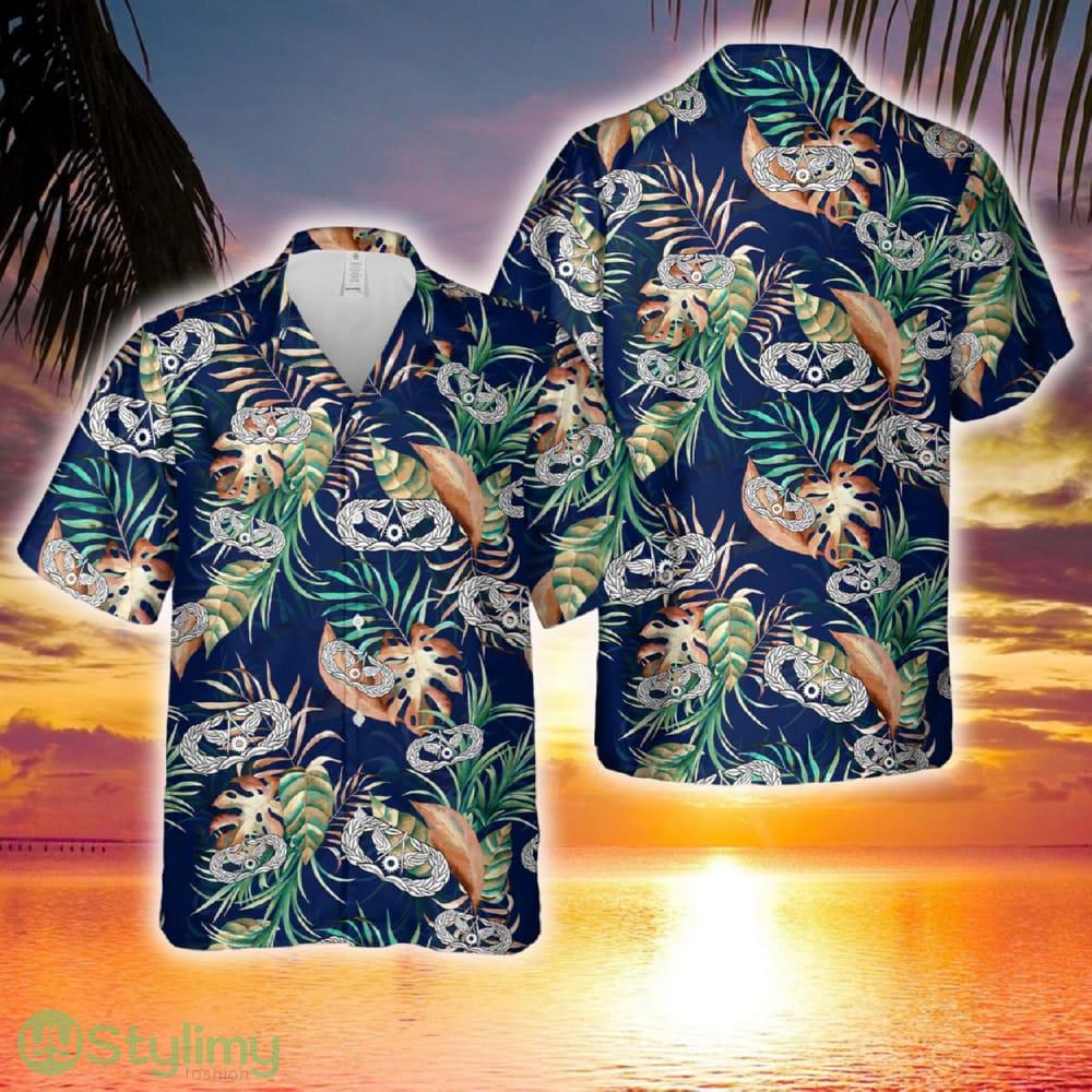 US Air Force Civil Engineer Badge Hawaiian Shirt 2 US Air Force Civil Engineer Badge Hawaiian Shirt - US Air Force Civil Engineer Badge Hawaiian Shirt