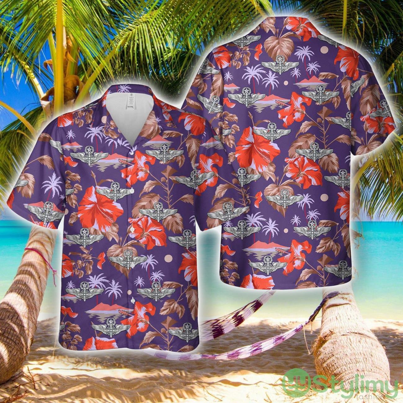U.S. Air Force Flight Engineer Master Wings Hawaiian Shirt beach Shirt 2 U.S. Air Force Flight Engineer Master Wings Hawaiian Shirt beach Shirt Product Photo 1