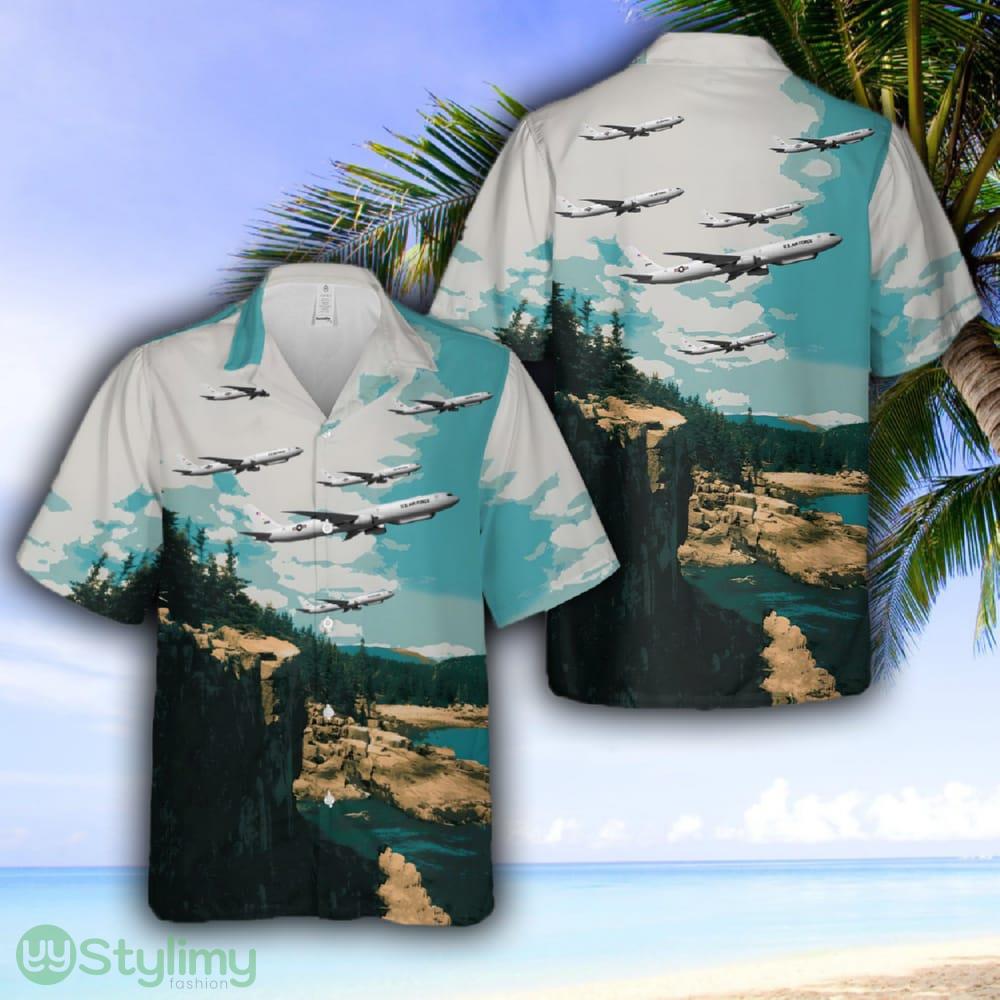 US Air Force Northrop Grumman E-10A MC2A Hawaiian Shirt 2 US Air Force Northrop Grumman E-10A MC2A Hawaiian Shirt - US Air Force Northrop Grumman E-10A MC2A Hawaiian Shirt