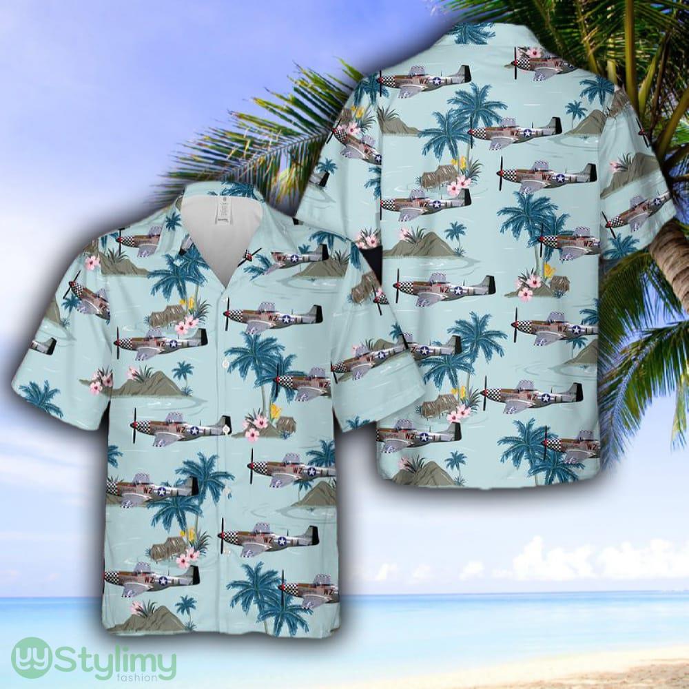 US Air Force P-51D Mustang Big Beautiful Doll Hawaiian Shirt 2 US Air Force P-51D Mustang Big Beautiful Doll Hawaiian Shirt - US Air Force P-51D Mustang Big Beautiful Doll Hawaiian Shirt