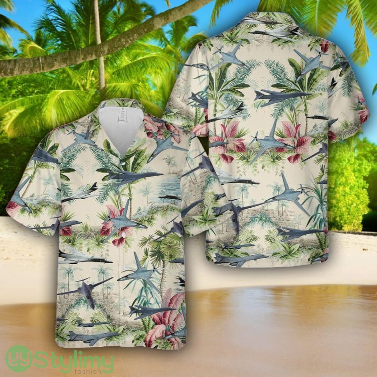 US Air Force Rockwell B-1 Lancer Tropical Hawaiian Shirt Unique Gift 2 US Air Force Rockwell B-1 Lancer Tropical Hawaiian Shirt Unique Gift Product Photo 1