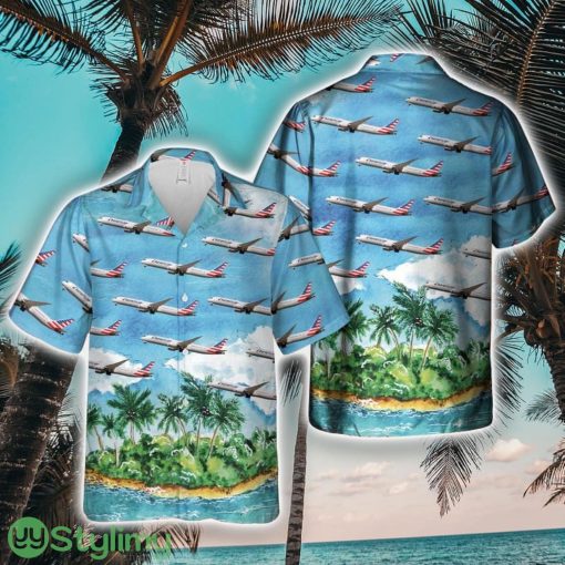 US Airlines Boeing 787-9 Dreamliner Hawaiian Shirt Unique Gift