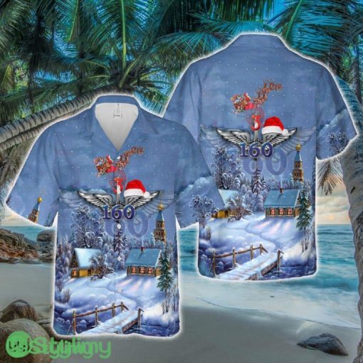US Army 3rd Battalion 160th Special Operations Aviation Regiment Chrismas Hawaiian Shirt - US Army 3rd Battalion 160th Special Operations Aviation Regiment Chrismas Hawaiian Shirt