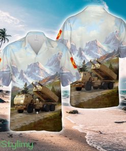 US Army M142 HIMARS Of 75th Field Artillery Brigade Hawaiian Shirt Unique Gift Product Photo 1