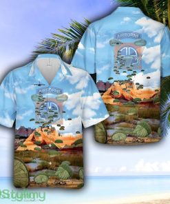 US Army Paratroopers With The 82nd Airborne Division Parachute Veteran Hawaiian Shirt - US Army Paratroopers With The 82nd Airborne Division Parachute Veteran Hawaiian Shirt