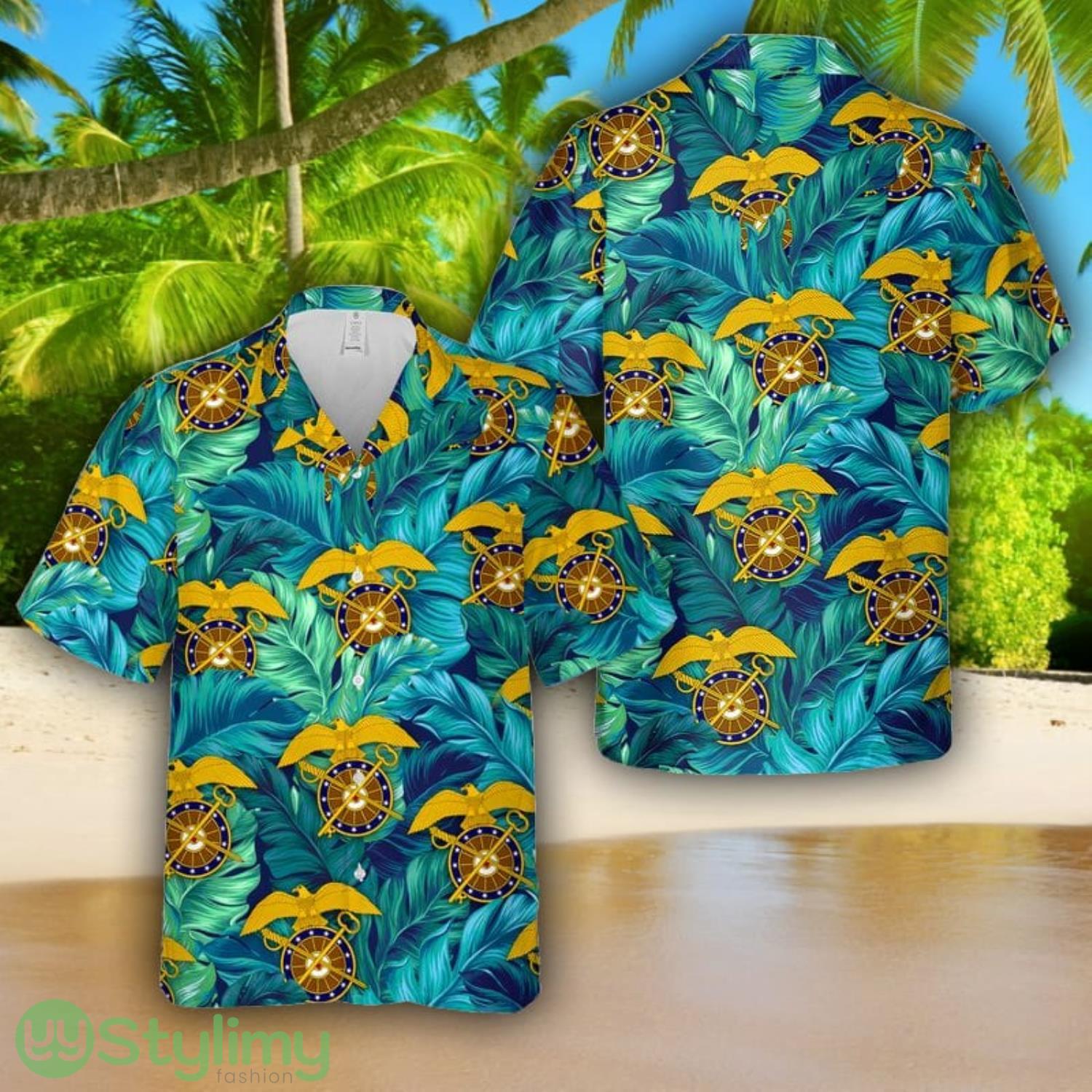 US Army Quartermaster Officers Hawaiian Shirt Unique Gift 2 US Army Quartermaster Officers Hawaiian Shirt Unique Gift Product Photo 1
