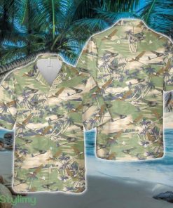 US Army RQ-11B Raven Hawaiian Shirt - US Army RQ-11B Raven Hawaiian Shirt