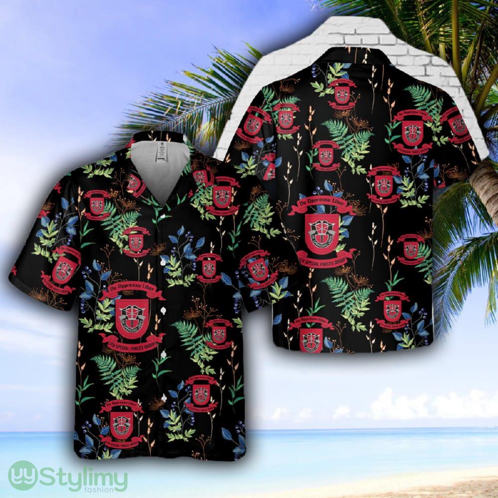 US Army Special 7th Special Forces Group (7th SFG)(A) Pocket Hawaiian Shirt 2 US Army Special 7th Special Forces Group (7th SFG)(A) Pocket Hawaiian Shirt - US Army Special 7th Special Forces Group (7th SFG)(A) Pocket Hawaiian Shirt
