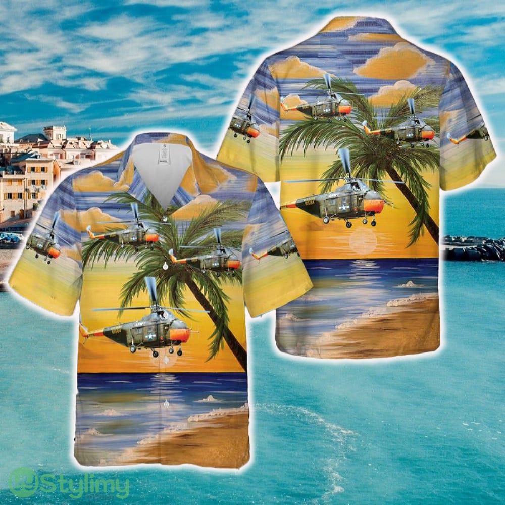 US Army UH-19D Chickasaw Hawaiian Shirt 2 US Army UH-19D Chickasaw Hawaiian Shirt - US Army UH-19D Chickasaw Hawaiian Shirt