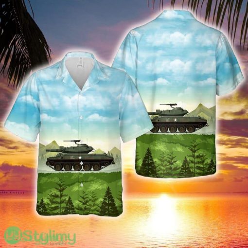US Army XM551 Sheridan Pilot number 12 back in 1964 Hawaiian Shirt - US Army XM551 Sheridan Pilot number 12 back in 1964 Hawaiian Shirt
