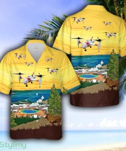 US Coast Guard Bell Helicopter Eagle Eye, Model 918 Hawaiian Shirt - US Coast Guard Bell Helicopter Eagle Eye, Model 918 Hawaiian Shirt