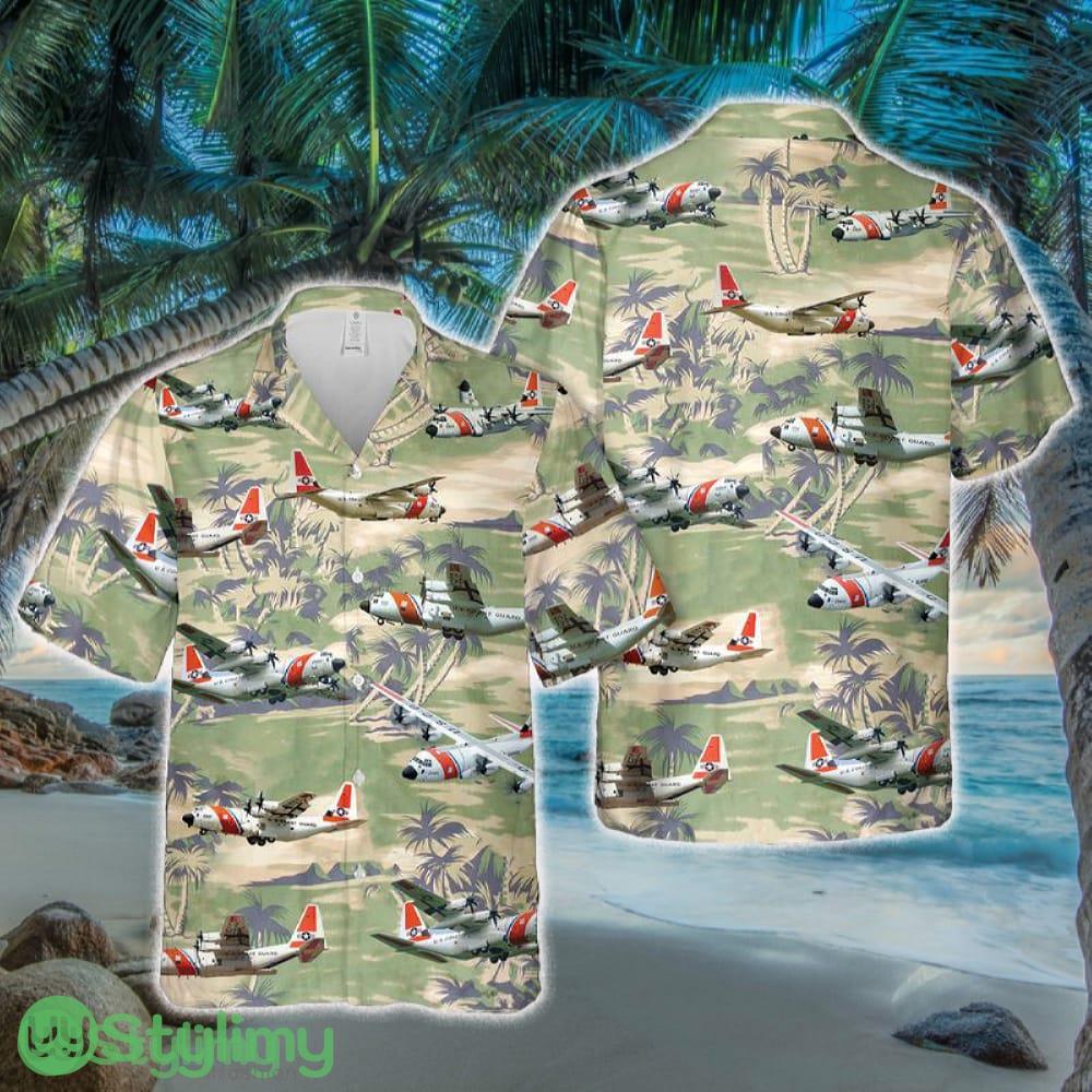US Coast Guard HC-130 Hercules Hawaiian Shirt 2 US Coast Guard HC-130 Hercules Hawaiian Shirt - US Coast Guard HC-130 Hercules Hawaiian Shirt