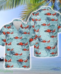US Coast Guard Helicopter Interdiction Tactical Squadron (HITRON) MH-65C Dolphin Hawaiian Shirt - US Coast Guard Helicopter Interdiction Tactical Squadron (HITRON) MH-65C Dolphin Hawaiian Shirt