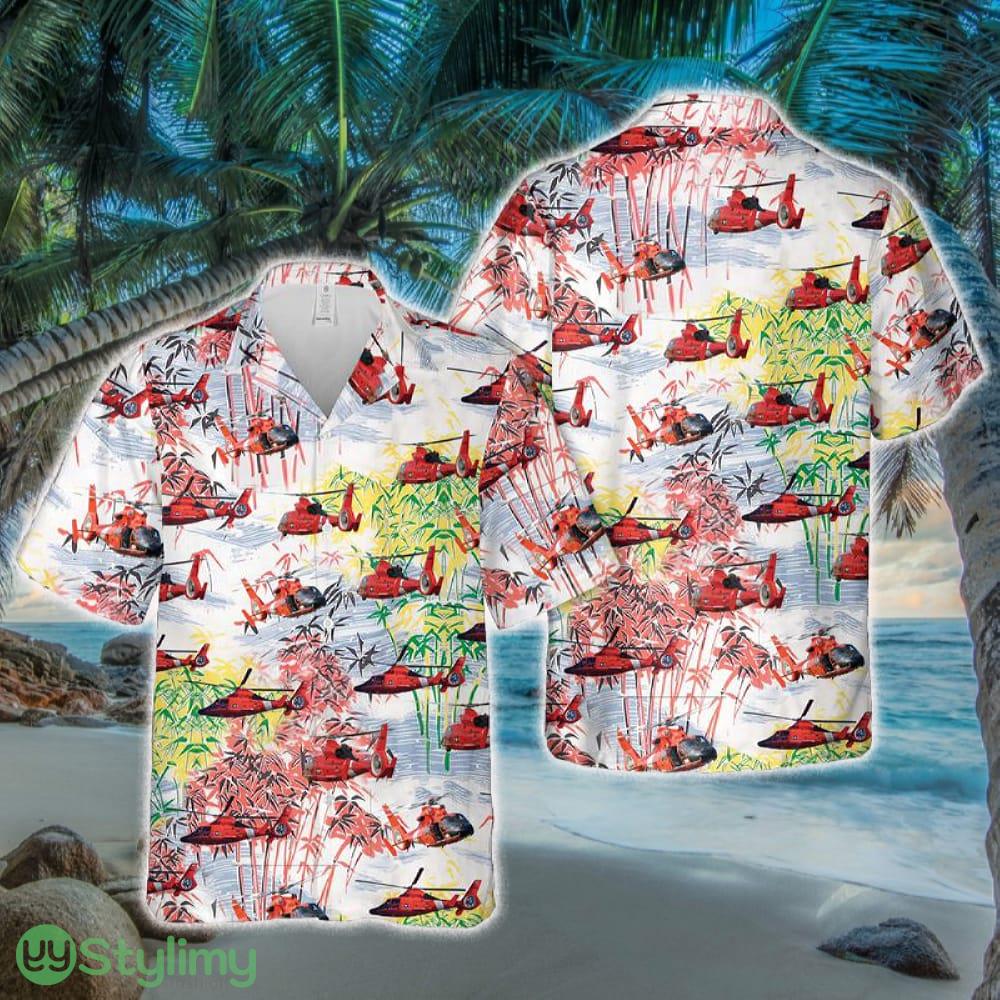 US Coast Guard MH-65 Dolphin Hawaiian Shirt 2 US Coast Guard MH-65 Dolphin Hawaiian Shirt - US Coast Guard MH-65 Dolphin Hawaiian Shirt