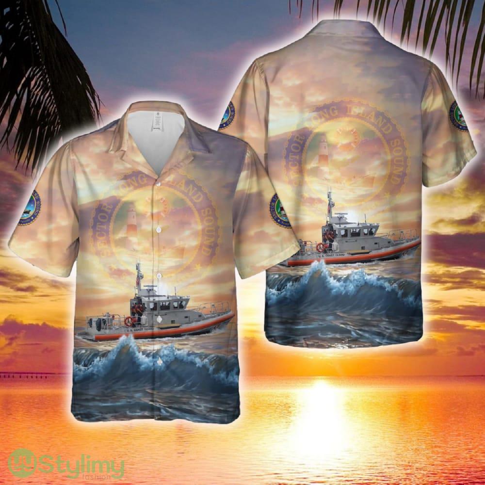 US Coast Guard Sector Long Island Sound Hawaiian Shirt 2 US Coast Guard Sector Long Island Sound Hawaiian Shirt - US Coast Guard Sector Long Island Sound Hawaiian Shirt
