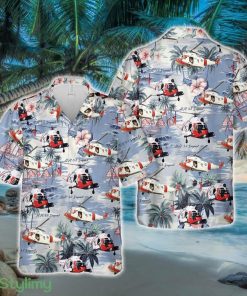 US Coast Guard Sikorsky HH-52 Seaguard Hawaiian Shirt - US Coast Guard Sikorsky HH-52 Seaguard Hawaiian Shirt