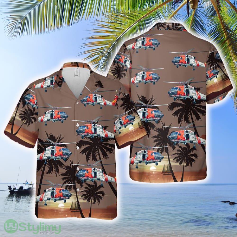US Coast Guard Sikorsky MH-60 Jayhawk Hawaiian Shirt 2 US Coast Guard Sikorsky MH-60 Jayhawk Hawaiian Shirt - US Coast Guard Sikorsky MH-60 Jayhawk Hawaiian Shirt