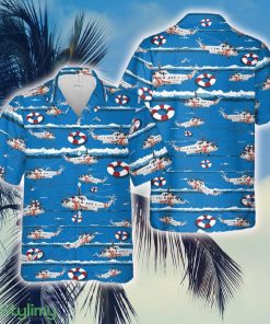 US Coast Guard Sikorsky S-61R Hawaiian Shirt - US Coast Guard Sikorsky S-61R Hawaiian Shirt