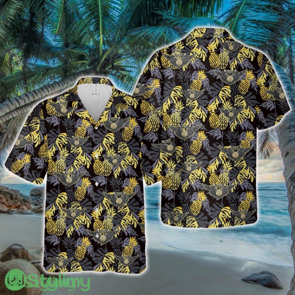US Marine Corps Combat Aircrew Insignia Hawaiian Shirt 2 US Marine Corps Combat Aircrew Insignia Hawaiian Shirt - US Marine Corps Combat Aircrew Insignia Hawaiian Shirt