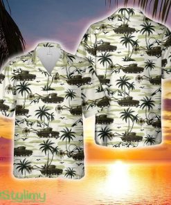 US Marine Corps Improvised M4A2 Flail Tank Hawaiian Shirt - US Marine Corps Improvised M4A2 Flail Tank Hawaiian Shirt