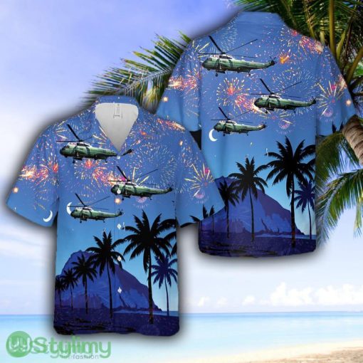 US Marines Sikorsky VH-3D Sea Kings, 4th Of July Hawaiian Shirt - US Marines Sikorsky VH-3D Sea Kings, 4th Of July Hawaiian Shirt