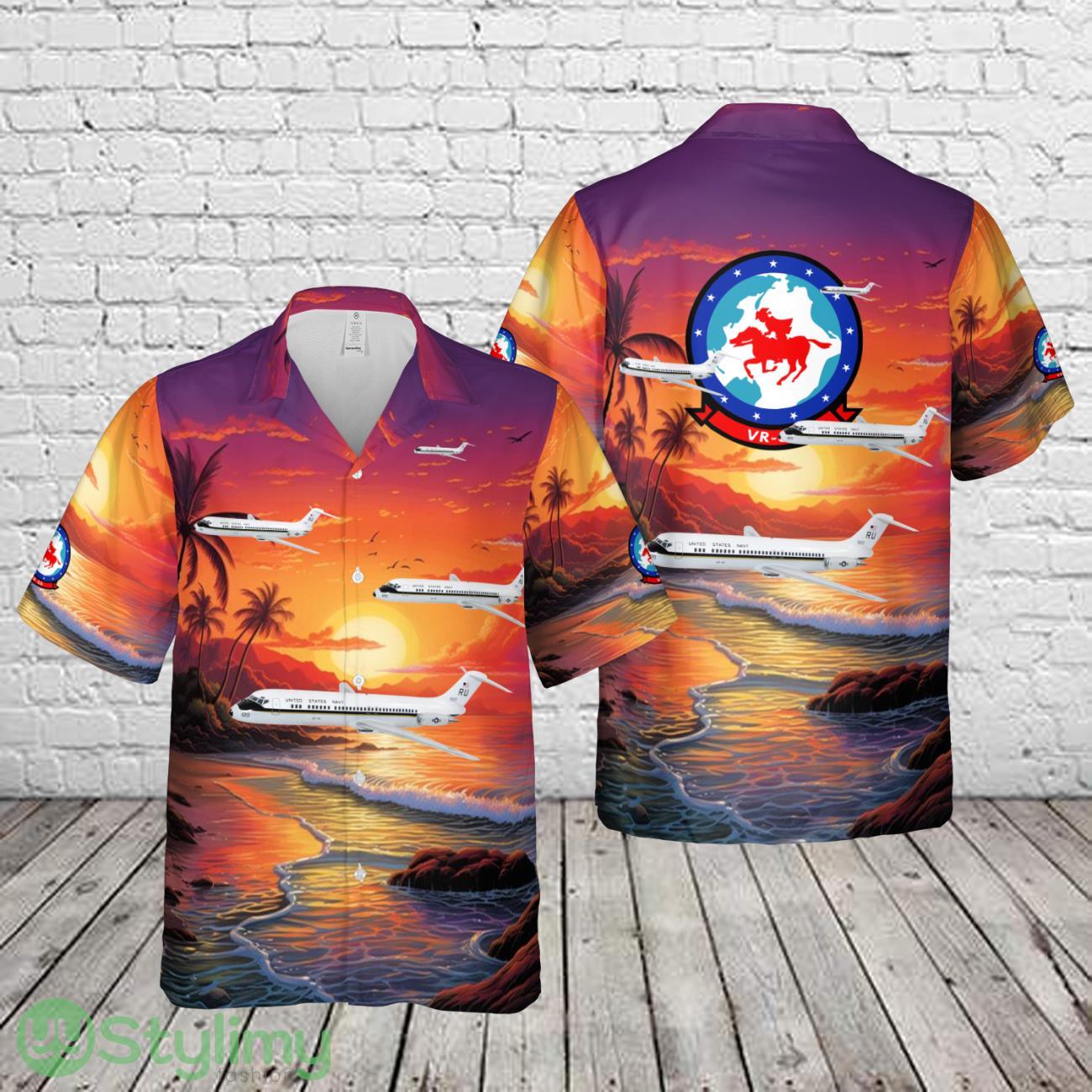 US Navy C-9 Skytrain II VR-55 Minutemen 3D Hawaiian Shirt Summer Trending Beach Gift 2 US Navy C-9 Skytrain II VR-55 Minutemen 3D Hawaiian Shirt Summer Trending Beach Gift Product Photo 1