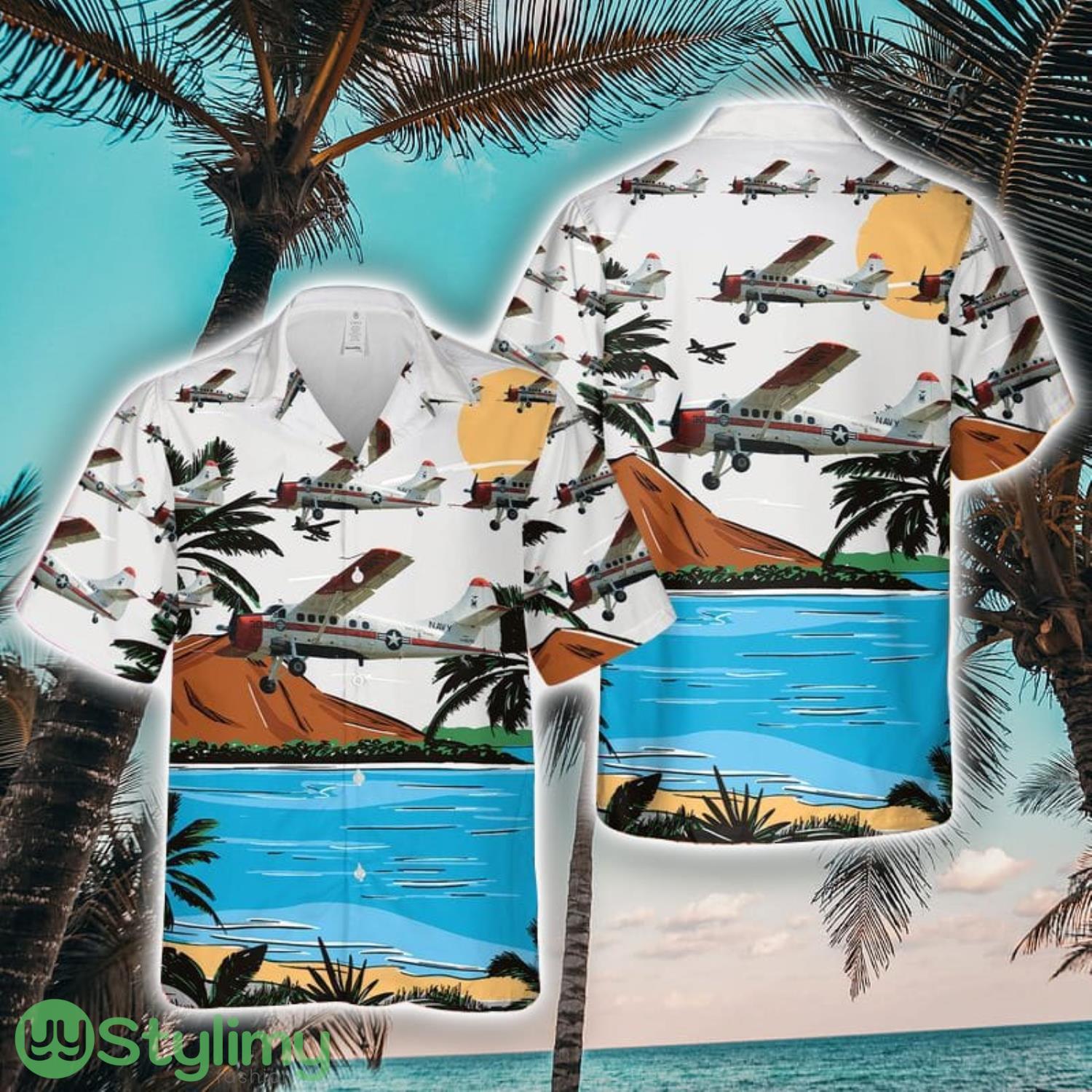 US Navy De Havilland Canada NU-1B Otter Hawaiian Shirt Unique Gift 2 US Navy De Havilland Canada NU-1B Otter Hawaiian Shirt Unique Gift Product Photo 1