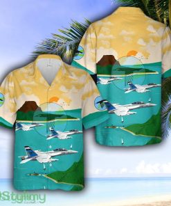 US Navy Electronic Attack Squadron 135 (VAQRON 135) VAQ-135 'Black Ravens' Hawaiian Shirt - US Navy Electronic Attack Squadron 135 (VAQRON 135) VAQ-135 'Black Ravens' Hawaiian Shirt