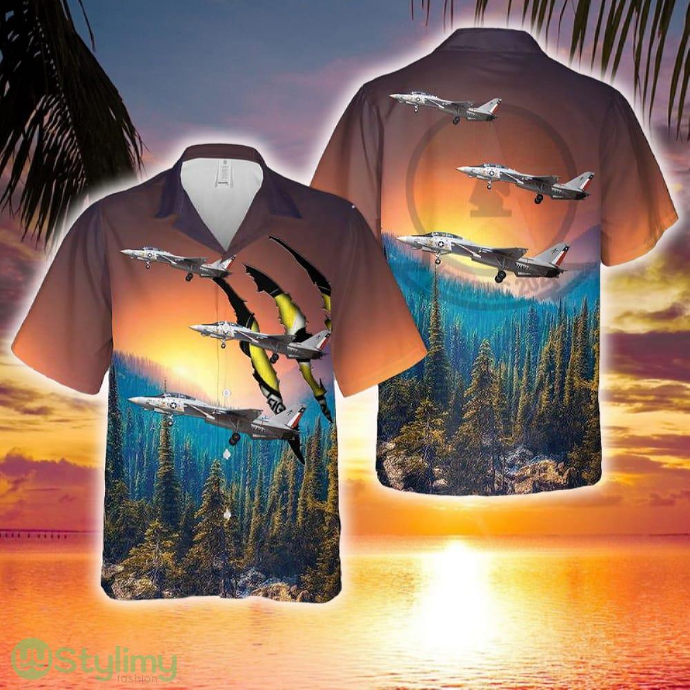 US Navy F-14 Tomcat Of VF-202 Superheats Hawaiian Shirt 2 US Navy F-14 Tomcat Of VF-202 Superheats Hawaiian Shirt - US Navy F-14 Tomcat Of VF-202 Superheats Hawaiian Shirt