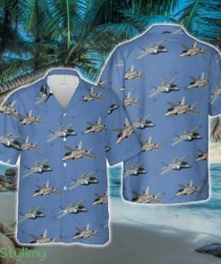 US Navy F-35 Lightning II Hawaiian Shirt - US Navy F-35 Lightning II Hawaiian Shirt