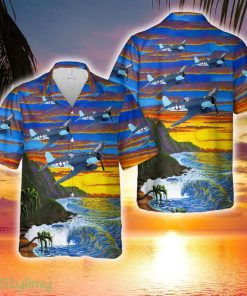 US Navy F4U Corsair Pappy Boyington World War II Hawaiian Shirt - US Navy F4U Corsair Pappy Boyington World War II Hawaiian Shirt