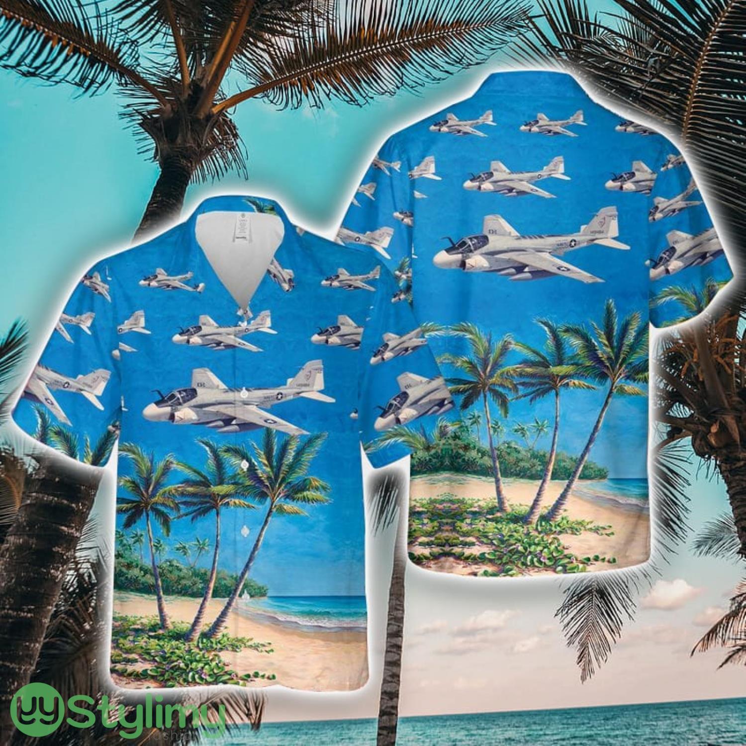 US Navy Grumman A-6 Intruder Hawaiian Shirt Unique Gift 2 US Navy Grumman A-6 Intruder Hawaiian Shirt Unique Gift Product Photo 1