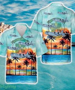 US Navy Lockheed C-130T Hercules Of VR-62 Nomads Hawaiian Shirt - US Navy Lockheed C-130T Hercules Of VR-62 Nomads Hawaiian Shirt