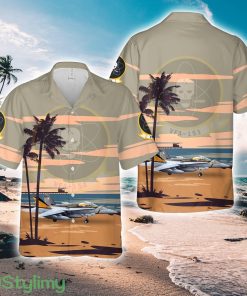 US Navy McDonnell Douglas FA-18C Hornet of Strike Fighter Squadron 151 (VFA-151) Vigilantes Hawaiian Shirt Unique Gift Product Photo 1