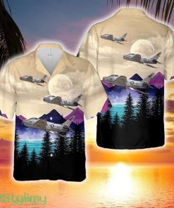 US Navy North American FJ-4B Fury Hawaiian Shirt - US Navy North American FJ-4B Fury Hawaiian Shirt