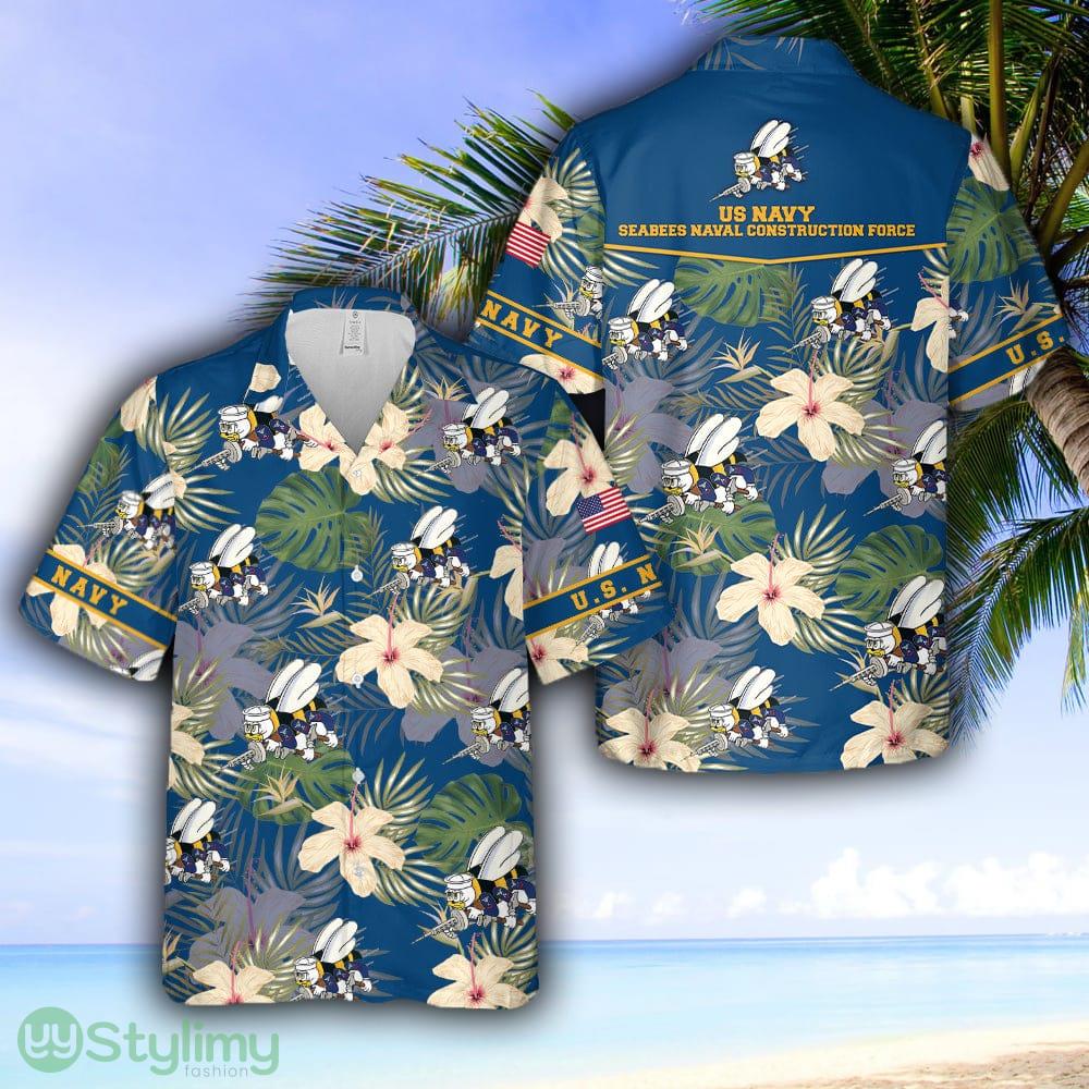 US Navy SEABEES Naval Construction Force (NCF) Hawaiian Shirt 2 US Navy SEABEES Naval Construction Force (NCF) Hawaiian Shirt - US Navy SEABEES Naval Construction Force (NCF) Hawaiian Shirt