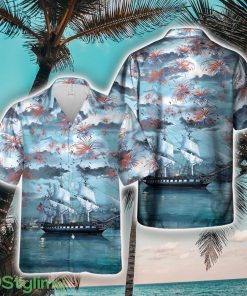 US Navy USS Constitution 4th of July Hawaiian Shirt Unique Gift Product Photo 1