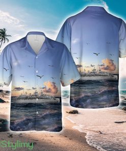 US Navy USS Fulton (AS-11) Hawaiian Shirt Unique Gift Product Photo 1