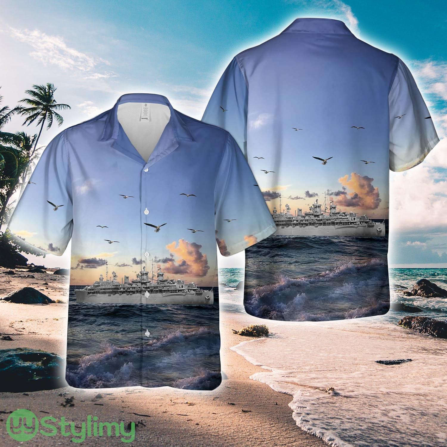 US Navy USS Fulton (AS-11) Hawaiian Shirt Unique Gift 2 US Navy USS Fulton (AS-11) Hawaiian Shirt Unique Gift Product Photo 1